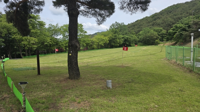 군포시청소년수련원이 지난해 12월 조성한 파크골프장. (사진=군포시청소년재단 제공)