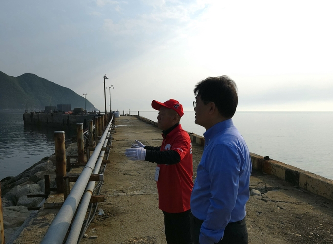 김문수 국민의힘 대선 후보 지역균형발전특보단장인 배준영(인천 중강화옹진)이 백령·대청 등 도서 지역을 방문해 지역균형발전 추진 방안을 점검했다. (사진=배 의원실 제공)