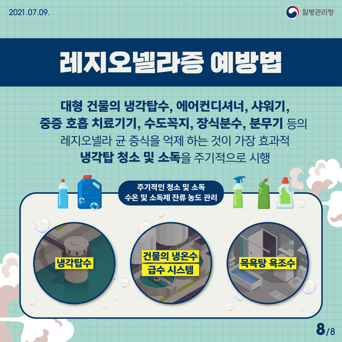 레지오넬라증 예방법 안내 이미지. (사진=부천시 제공)