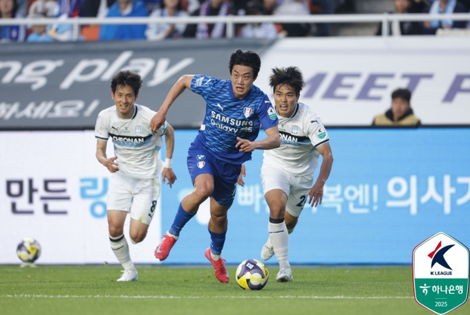 프로축구 K리그2 수원 삼성 김지현. (사진=한국프로축구연맹 제공)