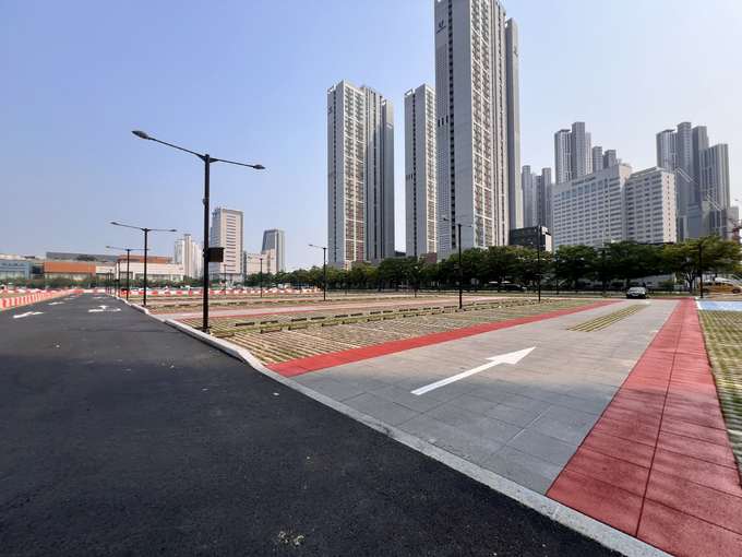 GTX-A 킨텍스역 임시 공영주차장. (사진=고양시 제공)