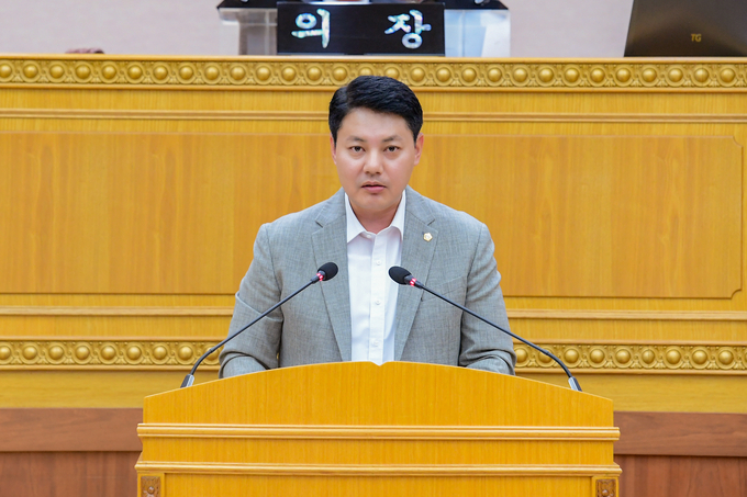 한상민 양주시의원이 자체 감사기구를 지방의회로 전환하자고 제안했다. (사진=양주시의회 제공)