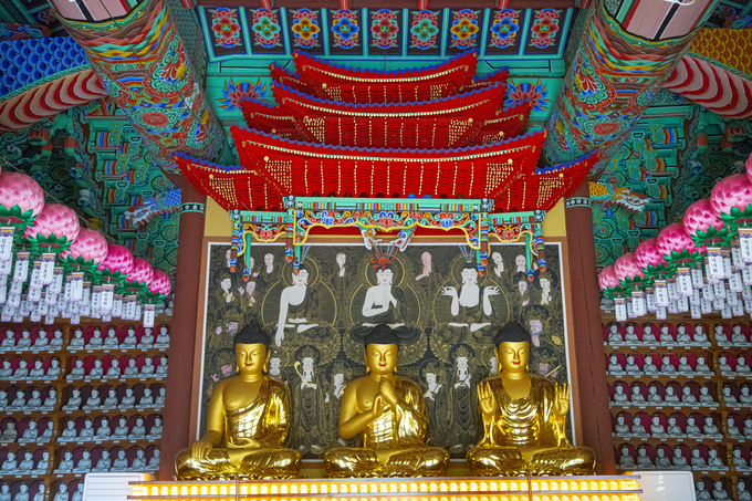 용인 백련사 내부 전경. (사진=경기관광공사 제공) 