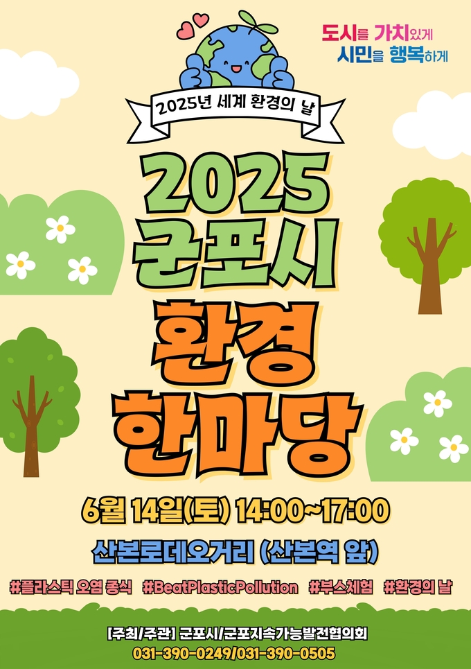 2025년 군포 환경한마당 안내 포스터(사진=군포시 제공)