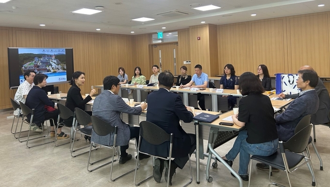 . 의료미용학과 교육과정 개편 회의 현장. (사진=경복대학교 제공) 