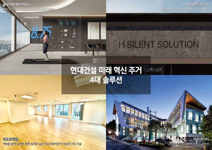 현대건설 미래 혁신 주거 4대 솔루션 이미지 (사진=현대건설 젝공)