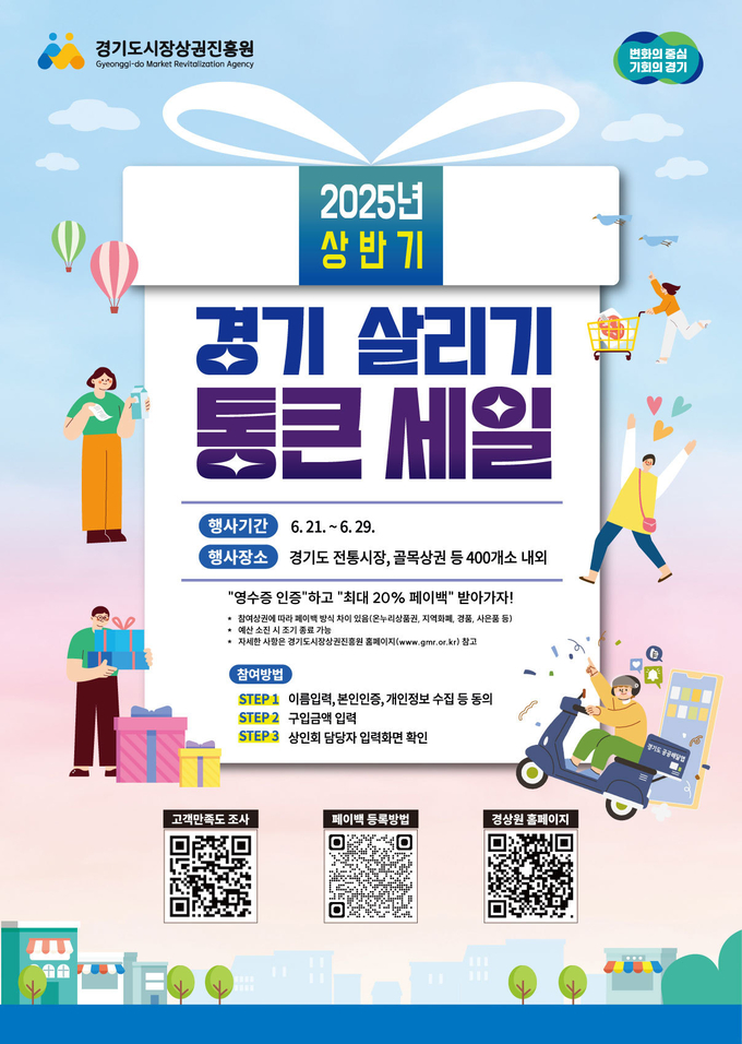 2025년 상반기 경기 살리기 통큰 세일 포스터. (사진=경상원 제공)