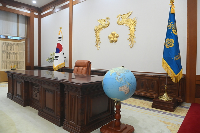 청와대 대통열 집무실. (사진=옥지훈 기자)