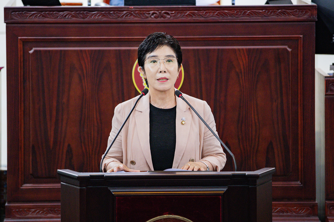 화성특례시의회 조오순 의원이 5분 발언을 하고 있는 모습. (사진=화성특례시의회 제공)