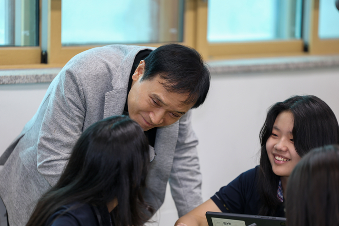 임태희 경기도 교육감이 '2025 지구장학 협의회'에 함께하고 있다. (사진=경기도교육청 제공)