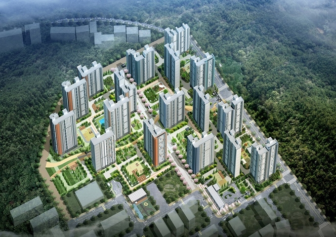 원당1구역 재정비 조감도. (사진=고양시 제공)<br>
