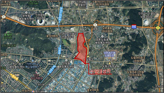 I-Food Park 조성 사업 위치도. ( 사진 = 인천시 제공 )