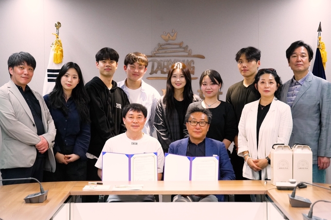 중국 상하이 프린지페스티벌과 한중 간 공연산업 및 예술교육 교류 활성화 위한 양해각서(MOU) 체결. (사진=대경대학교 제공)