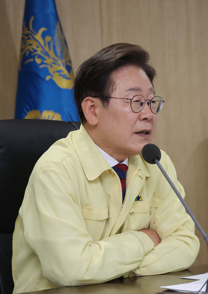 이재명 대통령이 지난 5일 서울 용산 대통령실 청사 국가안전보장회의(NSC) 회의실에서 열린 안전치안점검회의에서 발언하고 있다. (사진=연합뉴스)