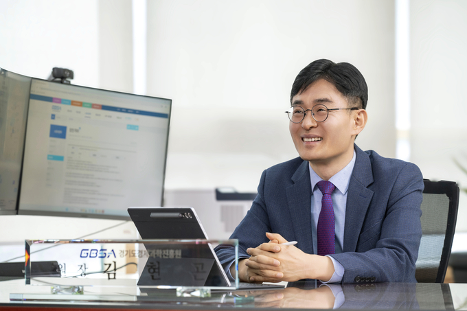 김현곤 경기도경제과학진흥원장. (사진=경과원 제공)