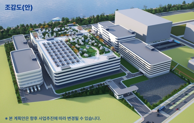 최첨단 바이오의약품 복합 연구 개발 단지 조성 조감도. (사진=시흥시 제공)