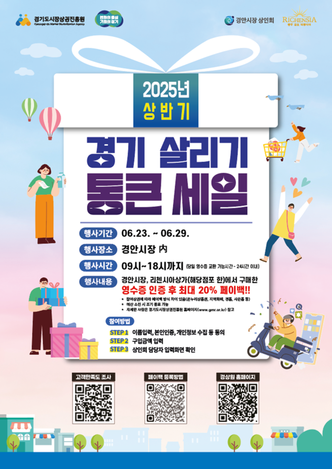 -광주시, 지역경제 살리는 통큰세일 이벤트 포스터. (사진=광주시 제공)