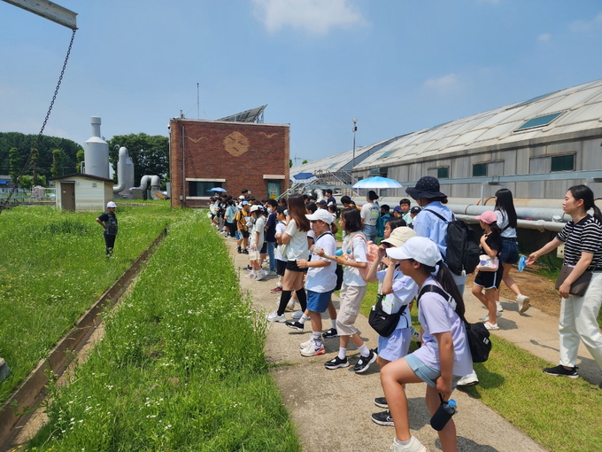 구리하수처리시설 견학 프로그램 운영. (사진=구리시 제공)