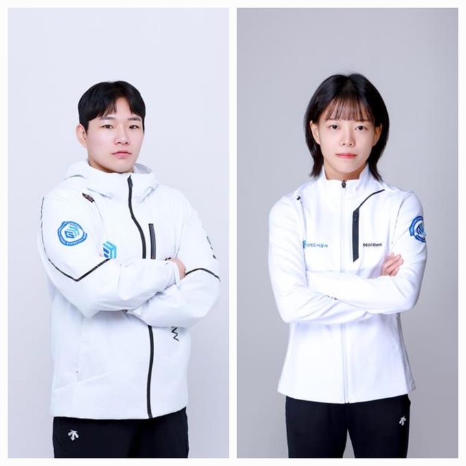 GH 여자 레슬링팀 정서연(왼쪽), 김진희. (사진=GH 제공)