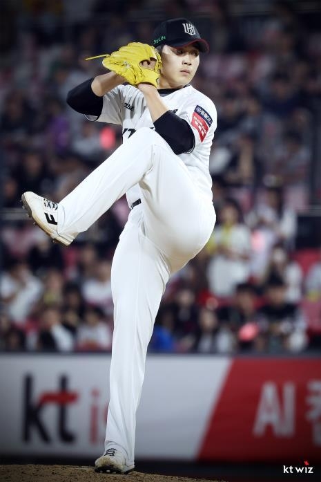 kt 위즈 마무리투수 박영현.<strong>(사진=kt 위즈 제공)</strong>