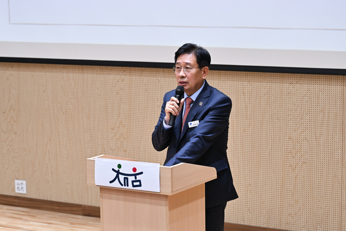 전진선 양평군수가 채움사업 보고회를 개최했다. (사진=양평군 제공)