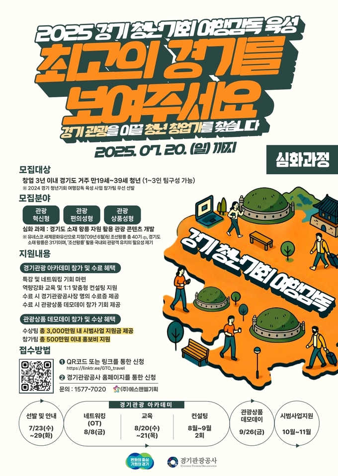 2025 경기 여행감독 심화과정 모집 포스터. (사진=경기관광공사 제공) 