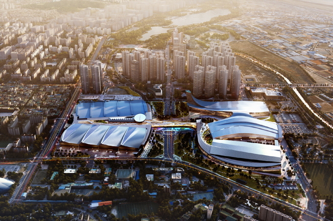 킨텍스 제3전시장 조감도. (사진=고양시 제공)<br>
