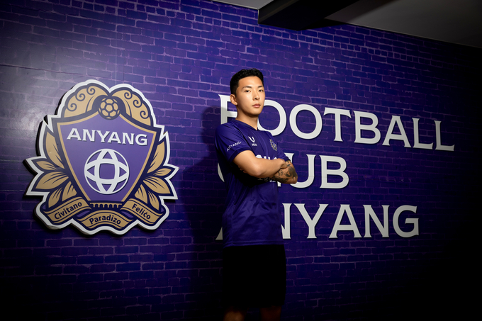 K리그1 FC안양에 합류한 임민혁. (사진=FC안양 제공)