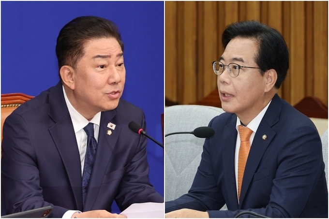 김병기 더불어민주당 원내대표(왼쪽)와 송언석 국민의힘 원내대표 (사진=연합뉴스)