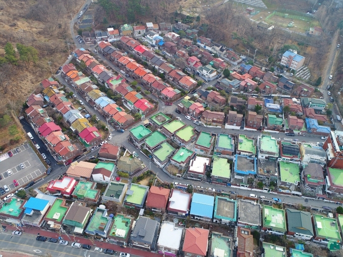 더드림 도시재생 공모사업 선정된 내손2동 지역. (사진=의왕시 제공)