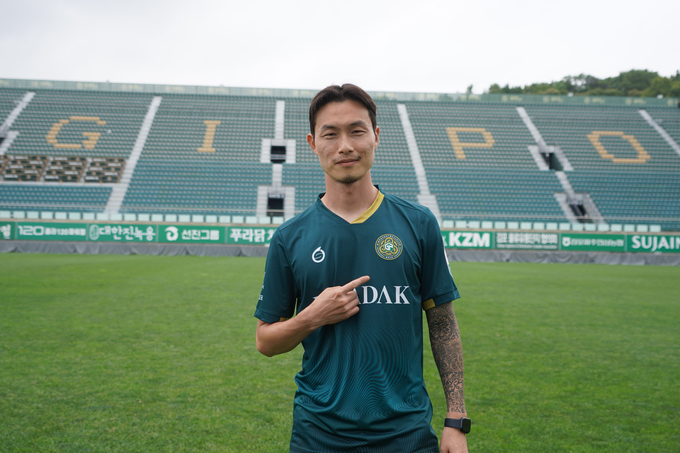 K리그2 김포FC에 합류한 박동진. (사진=김포FC 제공)