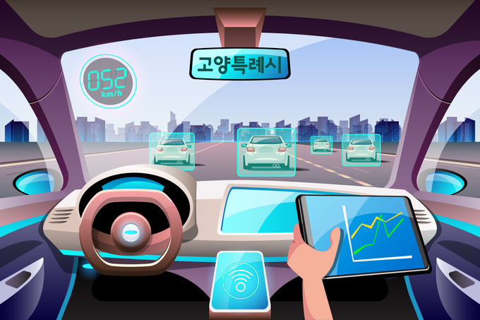 자율주행버스 상상도(사진=고양시 제공)<br>
