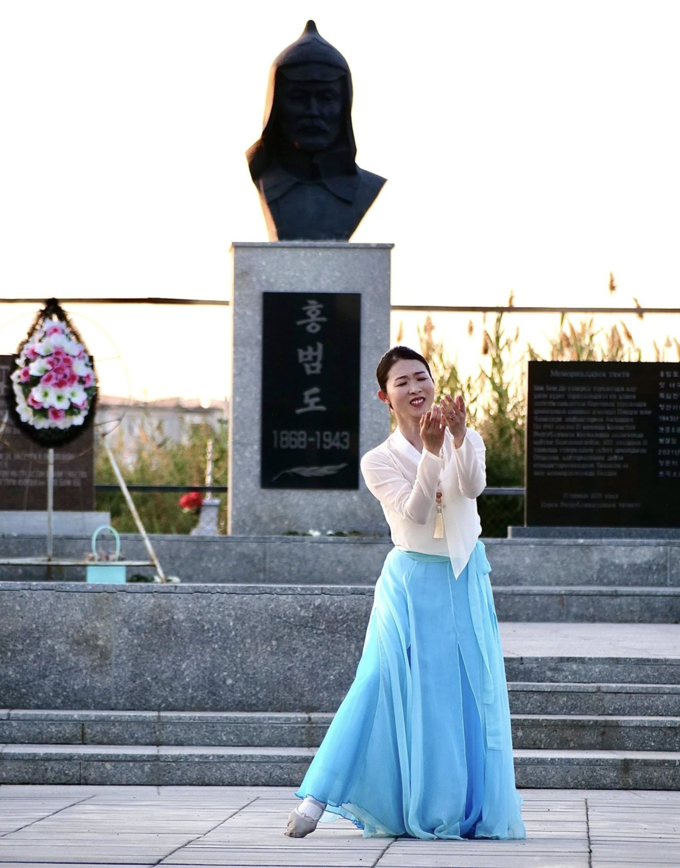 [카자흐스탄 통신] 조선무용수 김묘수, "고려인이 살고 있는 곳으로 달려가서 교류하고 싶습니다"