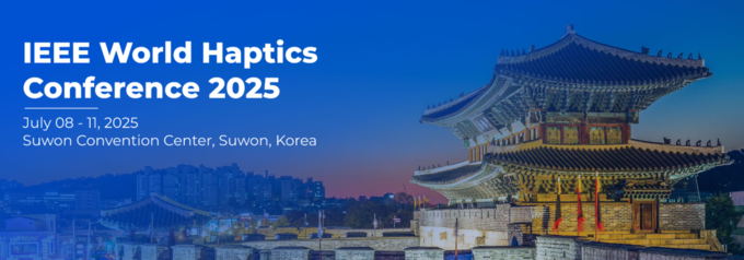  IEEE 월드 햅틱스 컨퍼런스 2025 포스터. (사진=경기관광공사 제공) 