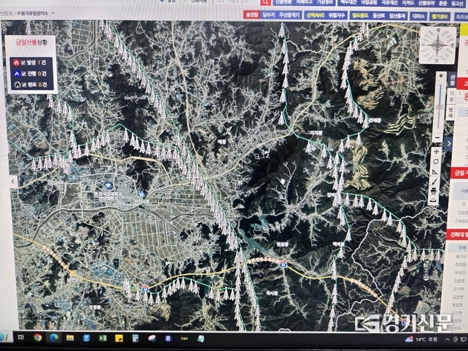 안성시에 설치된 송전탑 현황. (사진=최호섭 시의원실 제공)