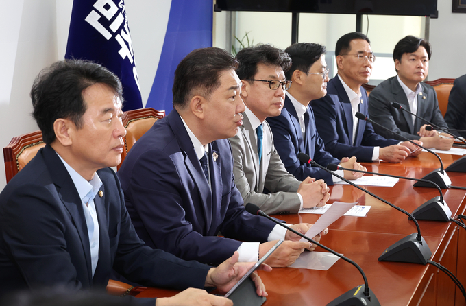 10일 오전 서울 여의도 국회에서 더불어민주당 정책조정회의가 열리고 있다. (사진=연합뉴스)