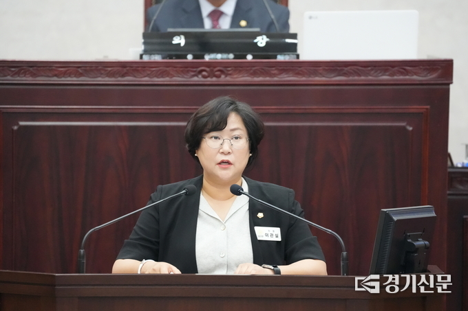 이관실 시의원이 10일 열린 정례회 제3차 본회의에서 자유발언을 하고 있다. (사진=이관실 시의원 제공)