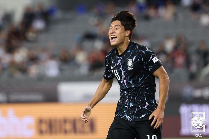 한국 축구대표팀 이호재(포항 스틸러스). (사진=대한축구협회 제공)