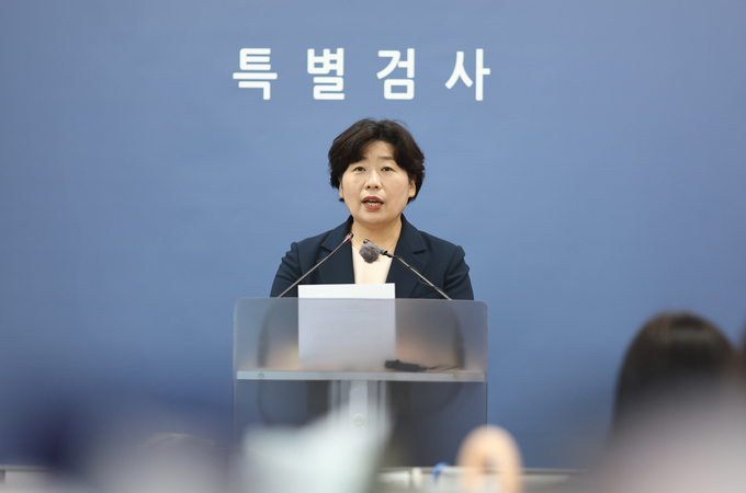 15일 박지영 내란 특검보가 서울 서초구 서울고검에서 진행된 브리핑에서 발언하고 있다. (사진=연합뉴스)