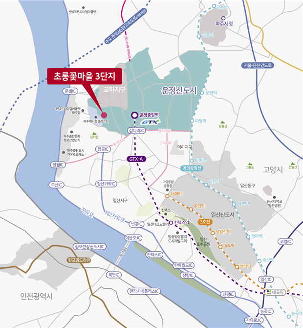 초롱꽃마을 3단지 위치도. (사진=LH 제공)