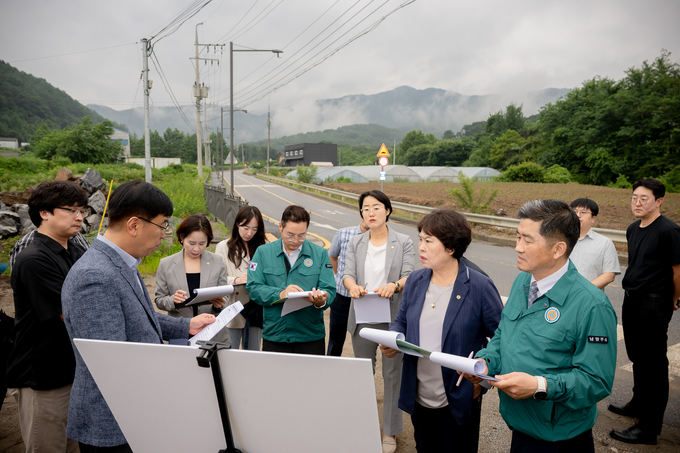 사업대상지 사전 현장점검. (사진=남양주시의회 제공)
