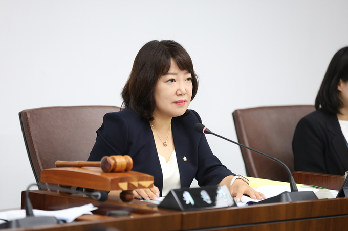 한지숙 예산결산특별위원장. (사진=시흥시의회 제공)