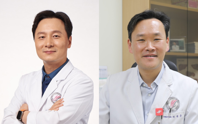 (왼쪽부터) 박세우 한림대학교동탄성심병원 소화기내과 교수, 이경주 한림대학교동탄성심병원 소화기내과 교수. (사진=한림대동탄성심병원 제공)