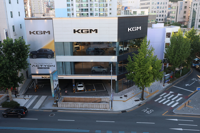 KGM 익스피리언스센터 부산 전경. (사진=KGM 제공)