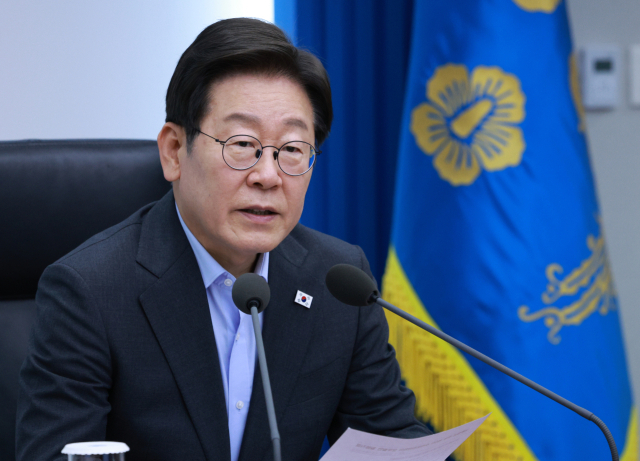 이재명 대통령이 지난 24일 서울 용산 대통령실 청사에서 열린 5차 수석·보좌관 회의에서 발언하고 있다. (사진=연합뉴스 제공)