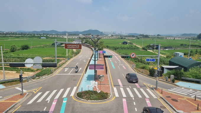 시흥시 갯골생태공원 진입로 전경. (사진=시흥시 제공)