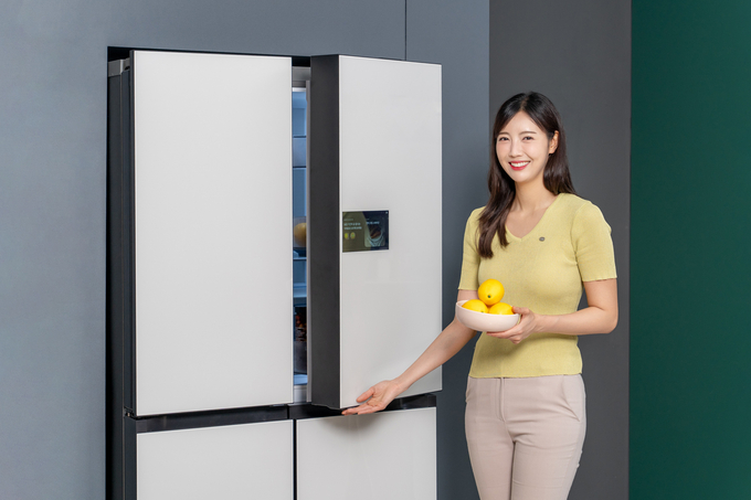 2025년 인간공학디자인상 '특별상'을 수상한 삼성전자 '비스포크 AI 하이브리드' 냉장고 (사진=삼성전자 제공)