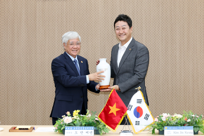 김진경 경기도의회 의장, 베트남 조국전선중앙위와 협력 방안 논의