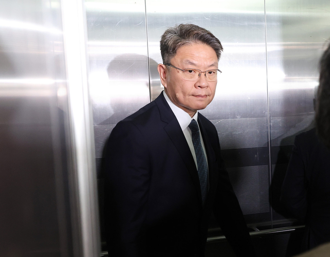 31일 이시원 전 대통령실 공직기강비서관이 서울 서초구 순직해병특검 사무실에 출석하고 있다. (사진=연합뉴스)
