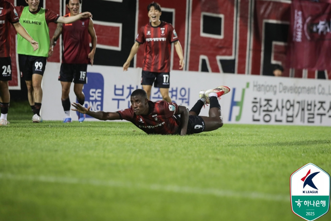K리그2 부천FC1995 몬타뇨. (사진=한국프로축구연맹 제공)